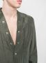 Rick Owens Overhemd met drukknopen Groen - Thumbnail 5
