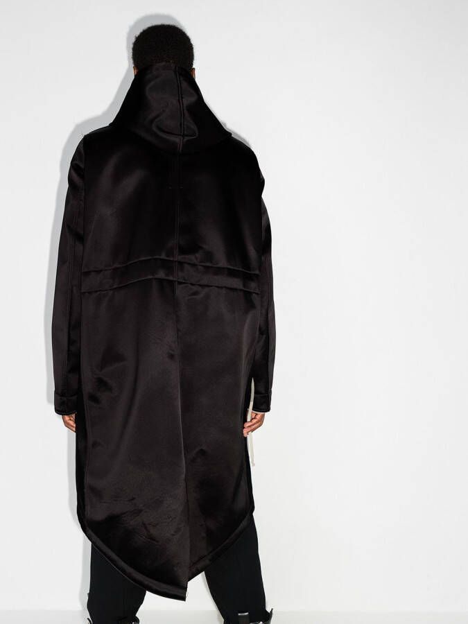 Rick Owens Oversized jas Zwart