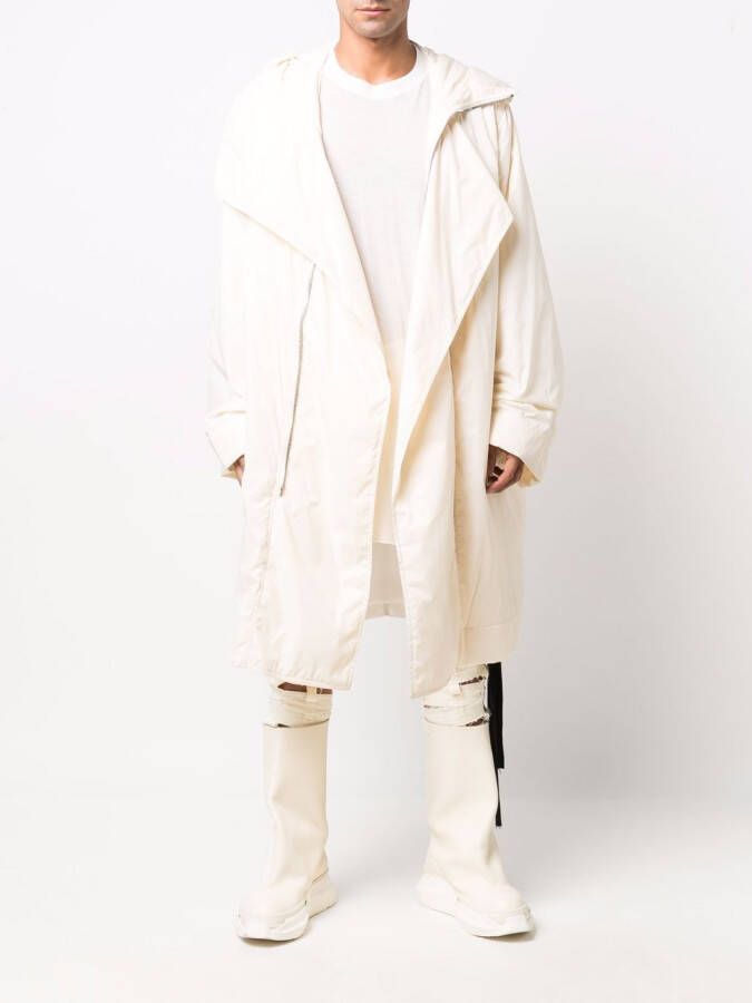 Rick Owens Oversized parka Beige