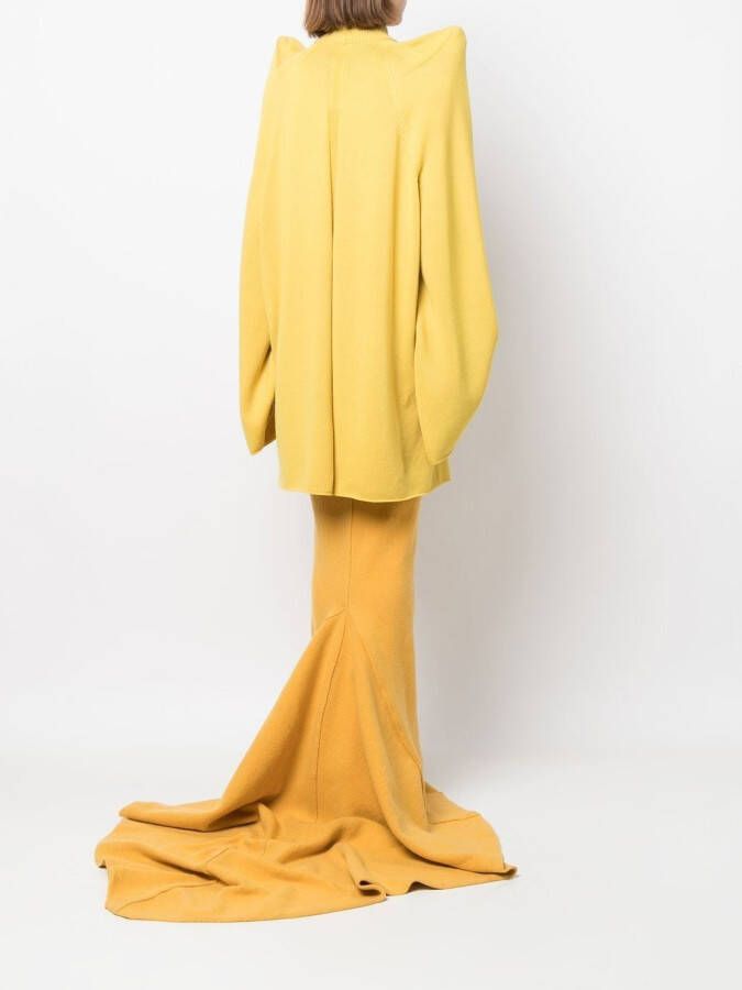 Rick Owens Oversized trui Geel