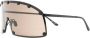 Rick Owens Performa Shielding zonnebril met oversized montuur Zwart - Thumbnail 2