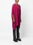 Rick Owens Poncho met watervalhals Roze - Thumbnail 3