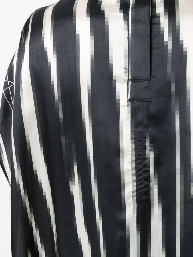 Rick Owens Poloshirt met paisley-print Zwart