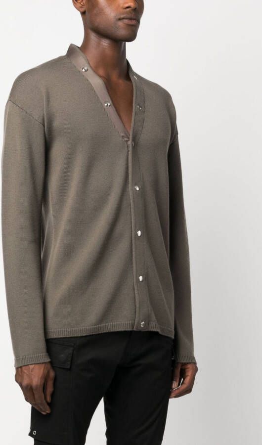 Rick Owens Wollen vest Bruin