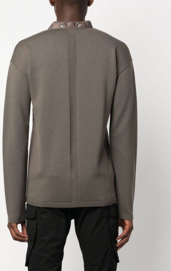 Rick Owens Wollen vest Bruin