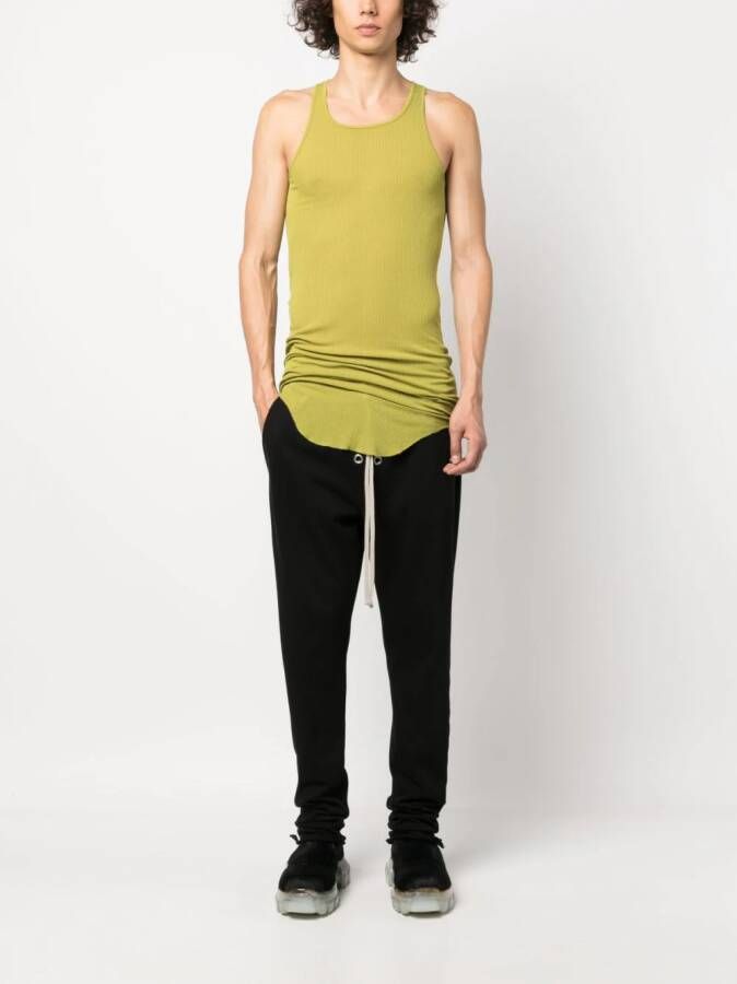 Rick Owens round-neck racerback tank top Groen