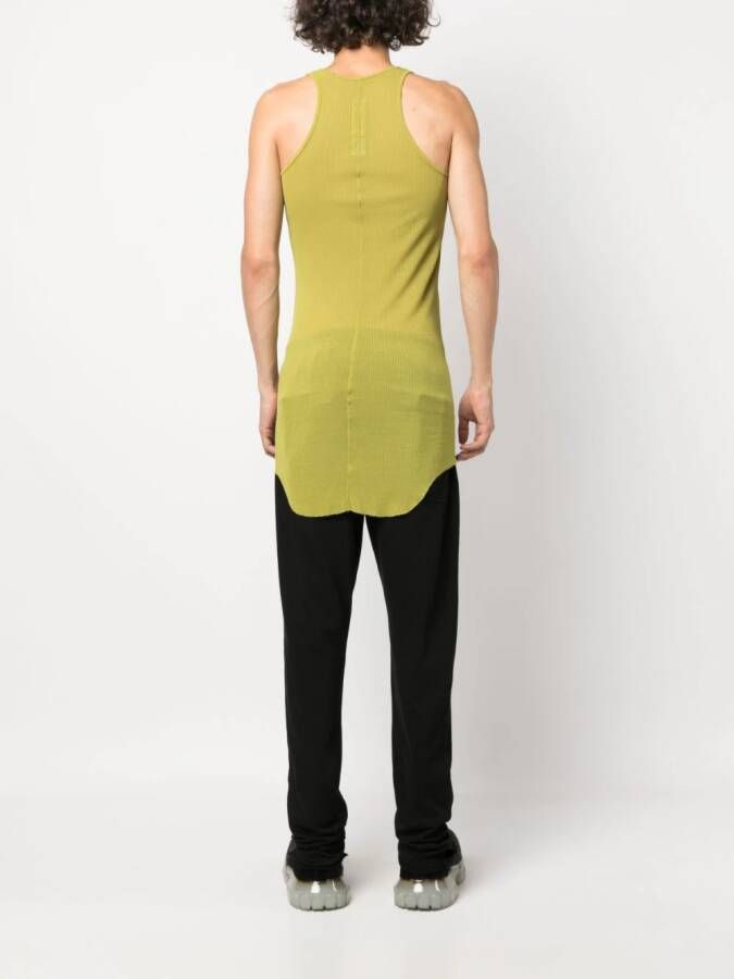 Rick Owens round-neck racerback tank top Groen
