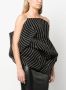 Rick Owens Asymmetrische blouse Zwart - Thumbnail 3
