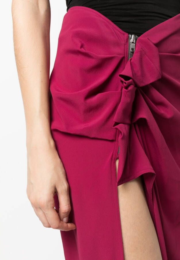 Rick Owens Rok met ruches Roze