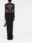 Rick Owens Rok met ruches Zwart - Thumbnail 4