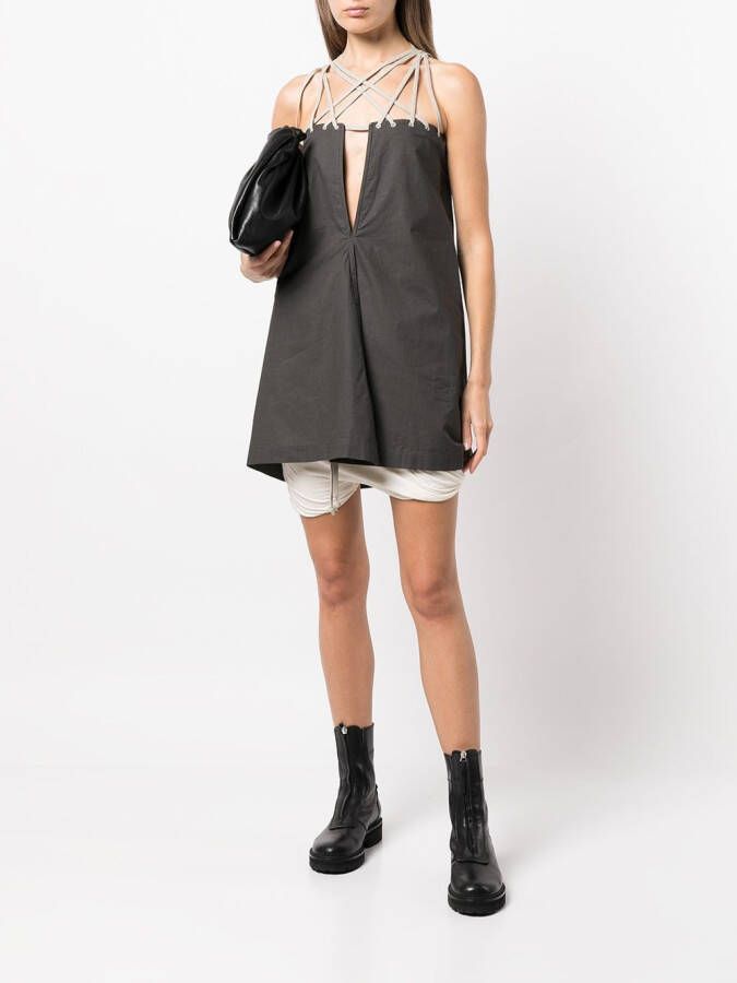 Rick Owens DRKSHDW Shorts met trekkoord Wit
