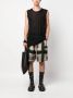 Rick Owens Shorts met verlaagd kruis Zwart - Thumbnail 2