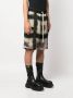 Rick Owens Shorts met verlaagd kruis Zwart - Thumbnail 3