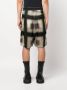 Rick Owens Shorts met verlaagd kruis Zwart - Thumbnail 4