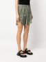 Rick Owens Shorts met zijsplit Groen - Thumbnail 3