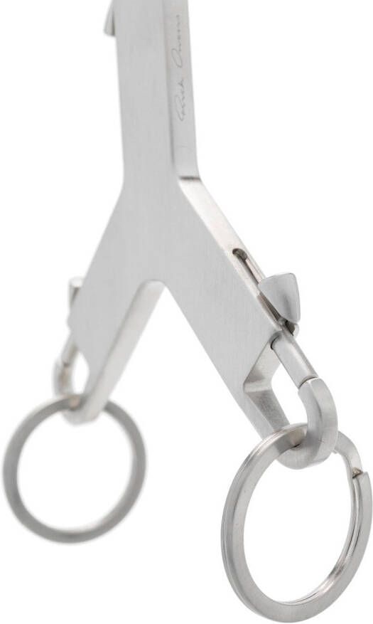 Rick Owens Sleutelhanger Zilver