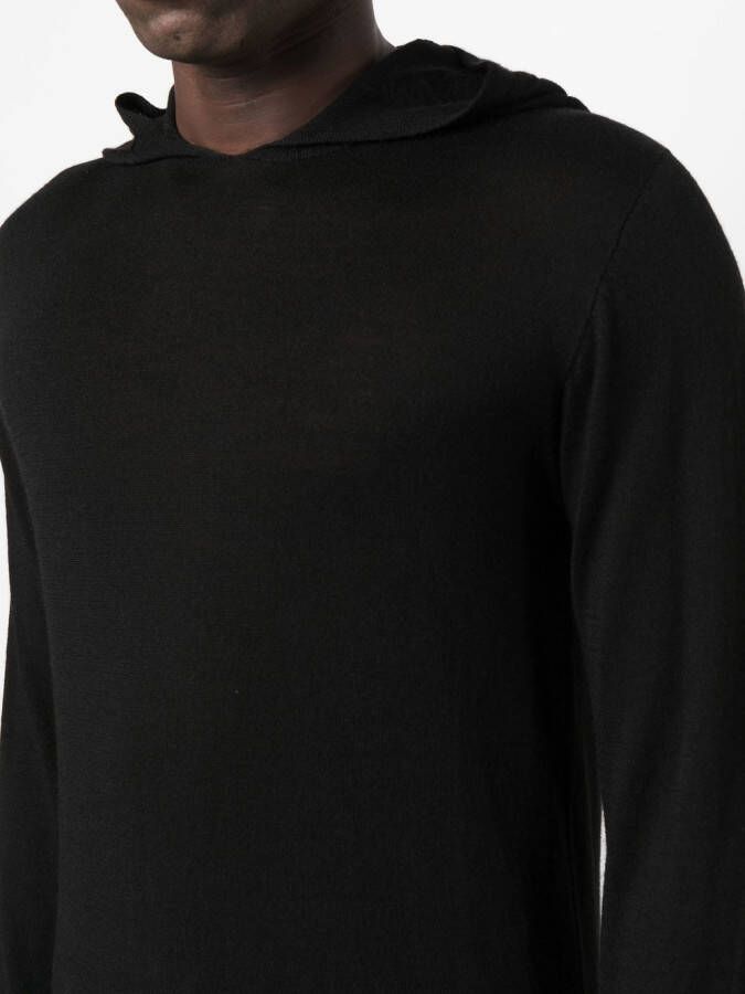 Rick Owens Sweater met capuchon Zwart