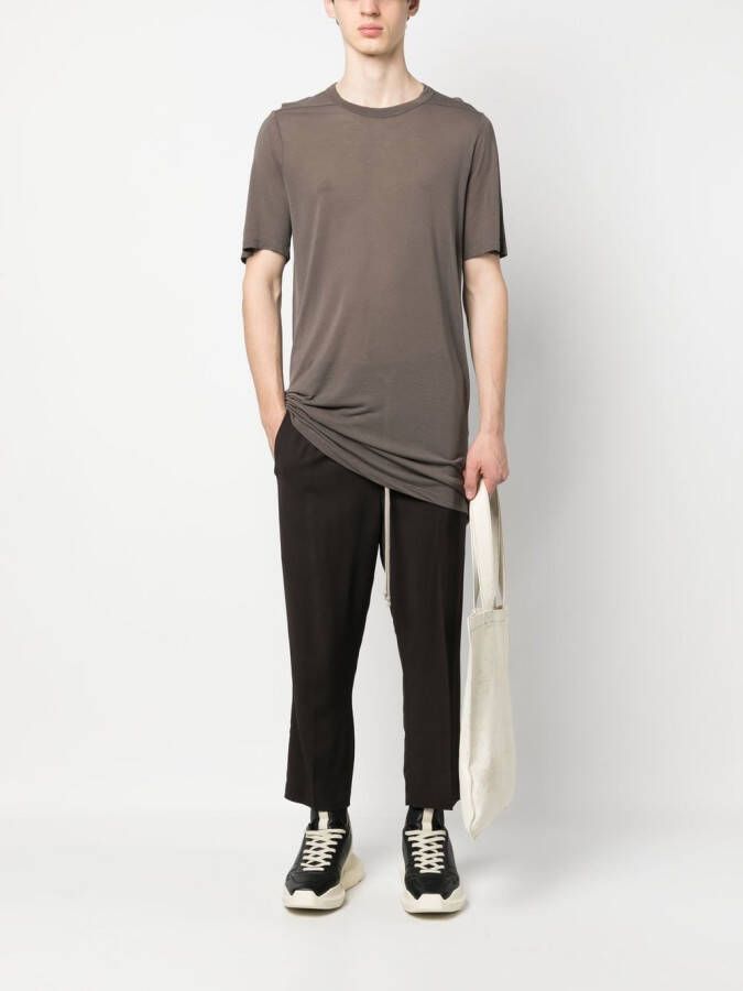 Rick Owens T-shirt met ronde hals Bruin