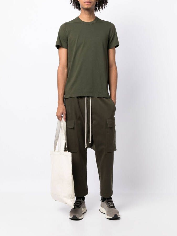 Rick Owens T-shirt met ronde hals Groen