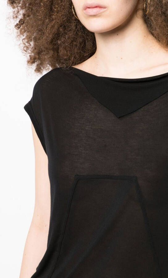 Rick Owens T-shirt met ronde hals Zwart