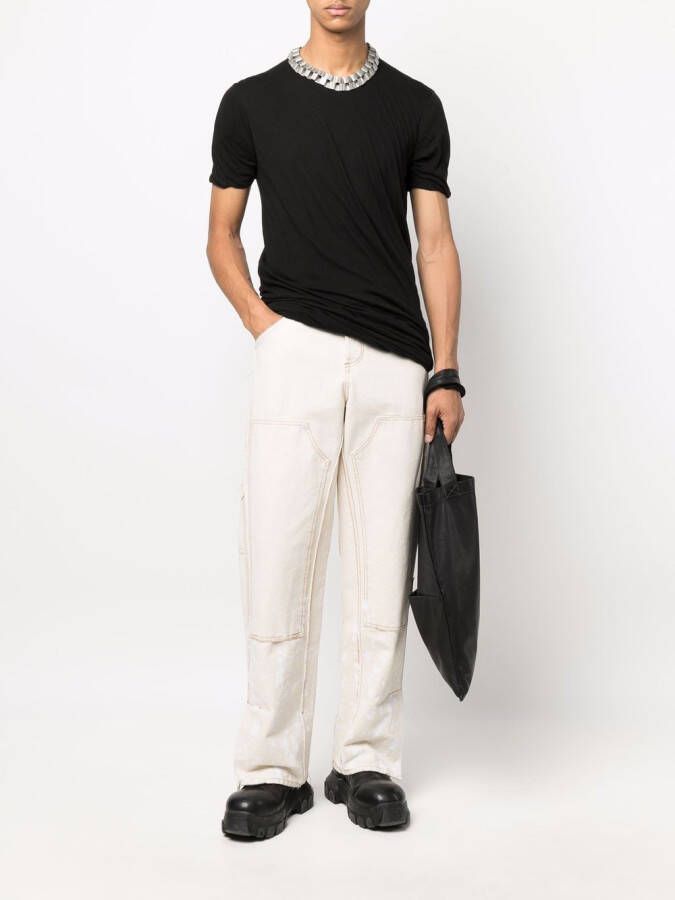 Rick Owens T-shirt met ronde hals Zwart