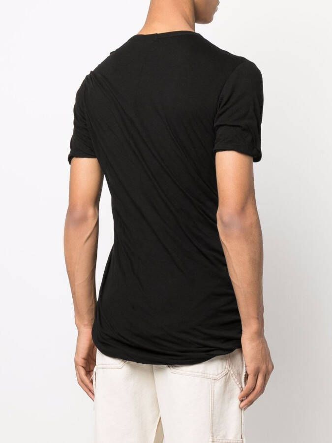 Rick Owens T-shirt met ronde hals Zwart