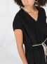 Rick Owens T-shirt met trekkoordtaille Zwart - Thumbnail 5