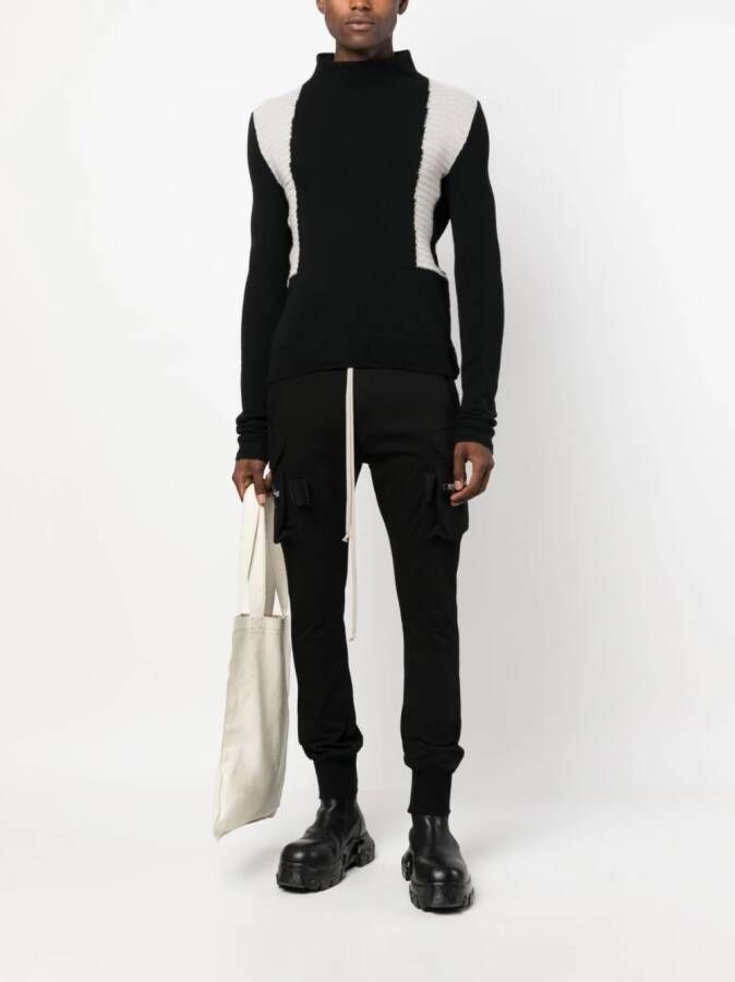 Rick Owens Broek met toelopende pijpen Zwart