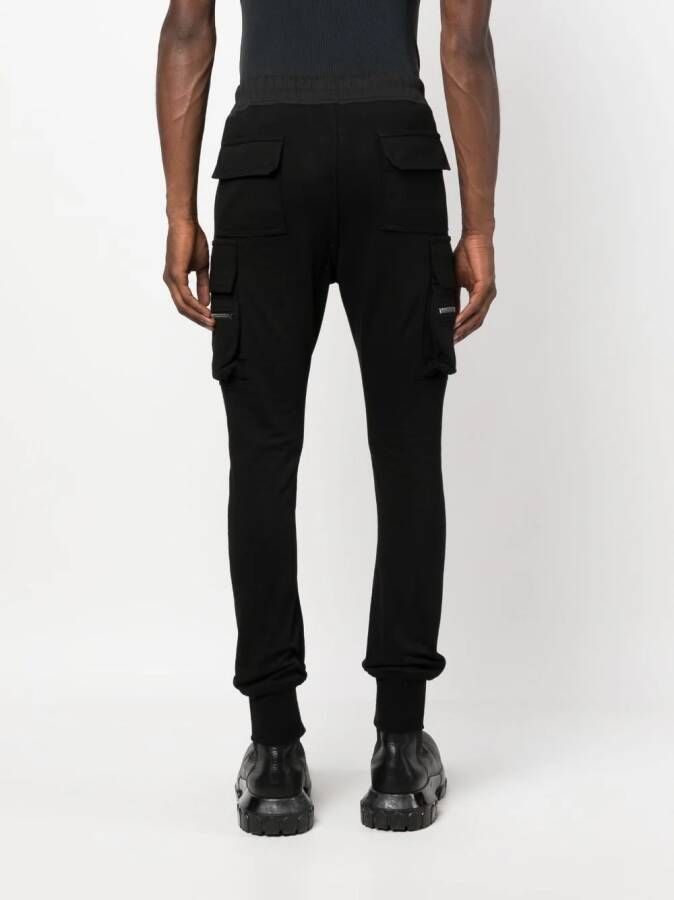 Rick Owens Broek met toelopende pijpen Zwart