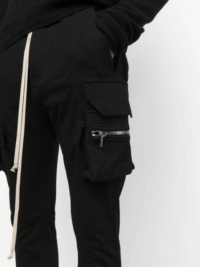 Rick Owens Broek met toelopende pijpen Zwart