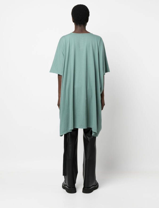 Rick Owens T-shirt met gestrikte voorkant Groen
