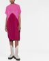 Rick Owens Tweekleurige T-shirtjurk Roze - Thumbnail 2