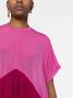 Rick Owens Tweekleurige T-shirtjurk Roze - Thumbnail 5