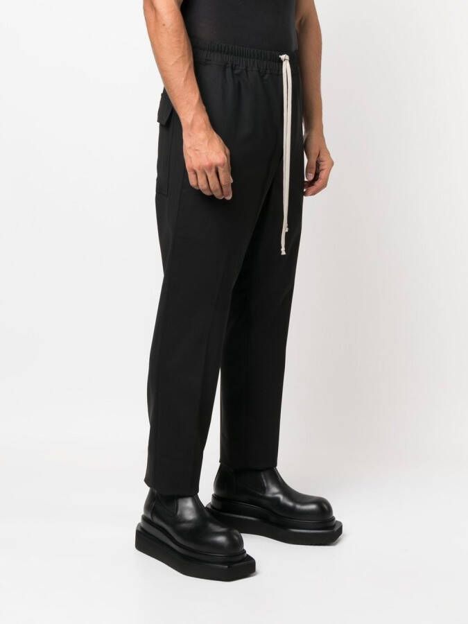 Rick Owens Trainingsbroek met toelopende pijpen Zwart