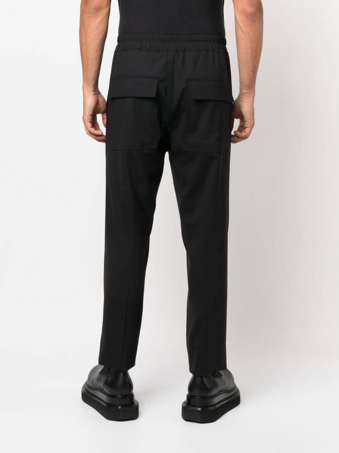 Rick Owens Trainingsbroek met toelopende pijpen Zwart