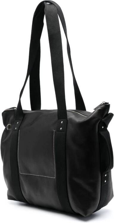 Rick Owens Trolley leren shopper Zwart