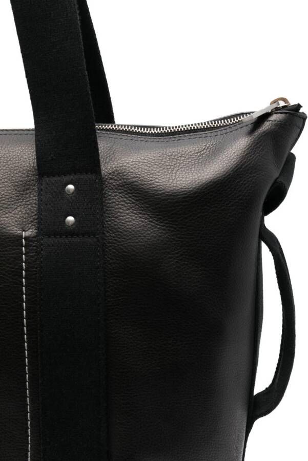 Rick Owens Trolley leren shopper Zwart