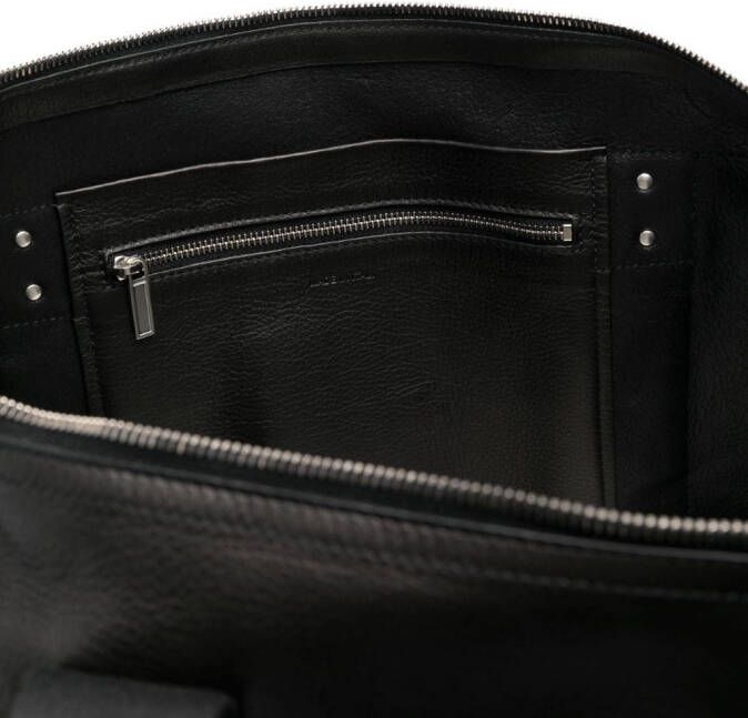 Rick Owens Trolley leren shopper Zwart
