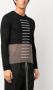 Rick Owens Trui met colourblocking Zwart - Thumbnail 3