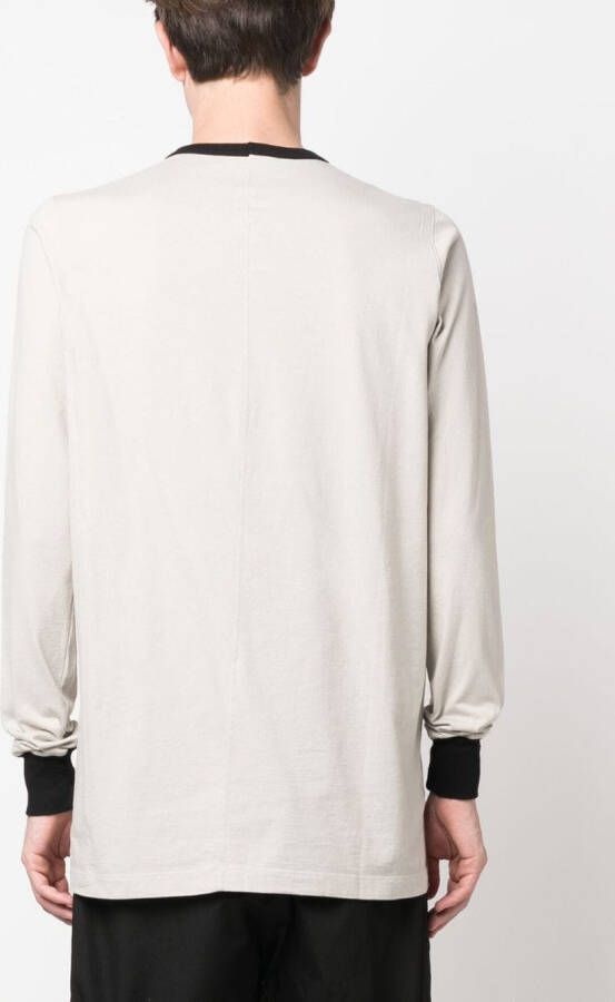 Rick Owens Trui met contrasterende afwerking Grijs