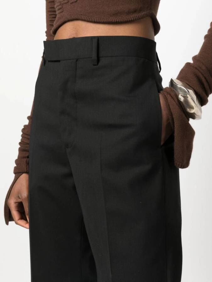 Rick Owens Broek met wijde pijpen Zwart