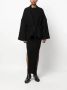 Rick Owens Wollen jack Zwart - Thumbnail 2