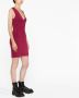 Rick Owens Mini-jurk met V-hals Roze - Thumbnail 4