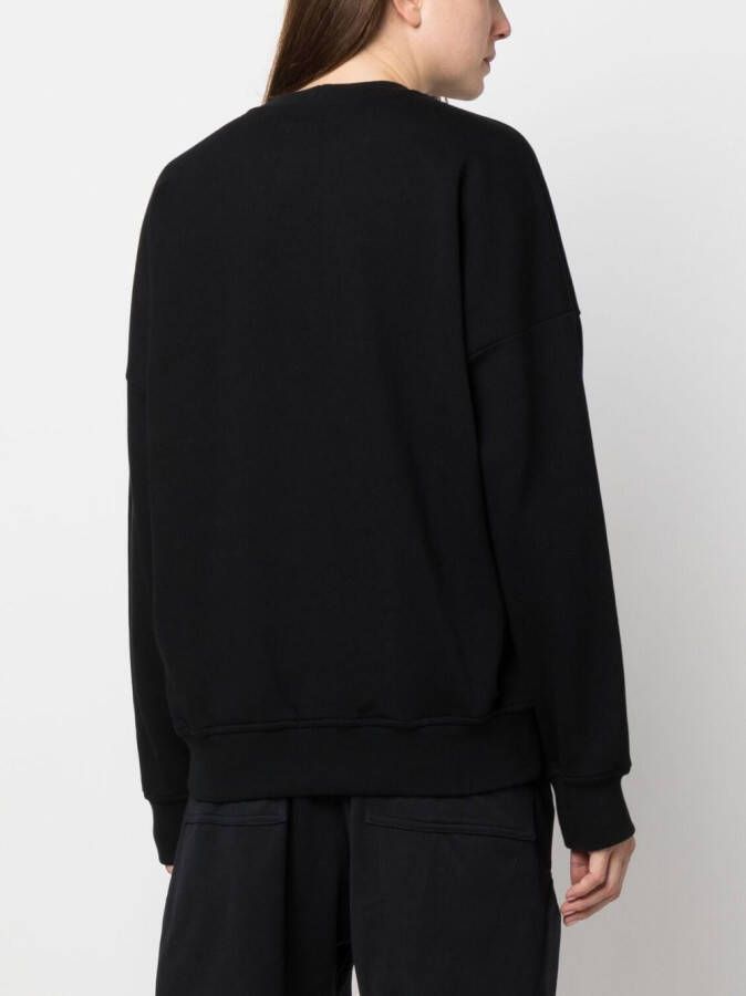 Rick Owens X Champion Sweater met geborduurd logo Zwart
