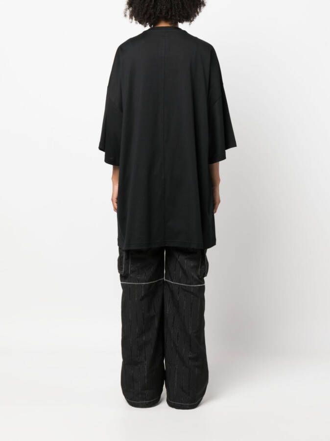 Rick Owens X Champion T-shirt met geborduurd logo Zwart