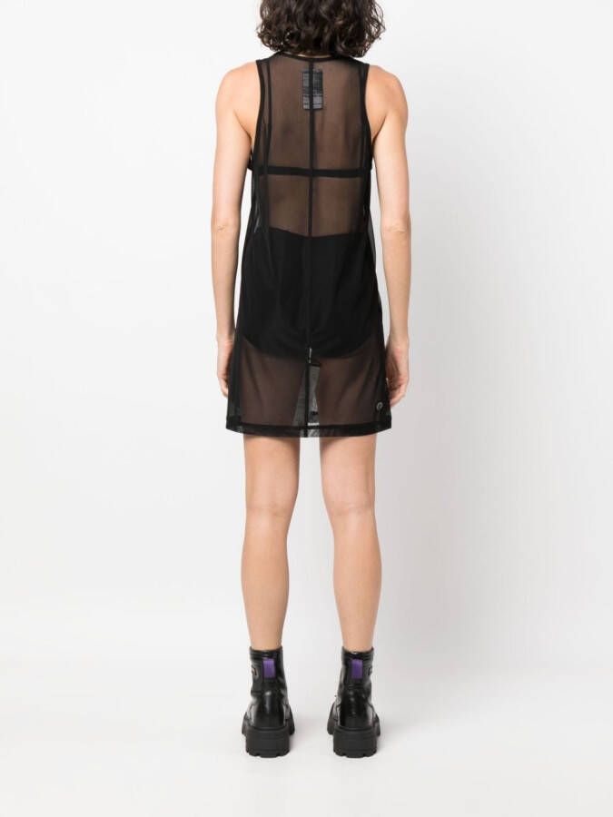Rick Owens X Champion Mouwloze jurk Zwart
