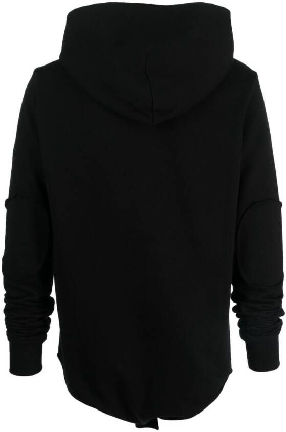 Rick Owens X Champion Hoodie met geborduurd logo Zwart