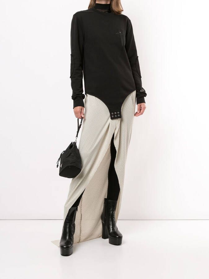 Rick Owens X Champion Sweater met sterren patch Zwart