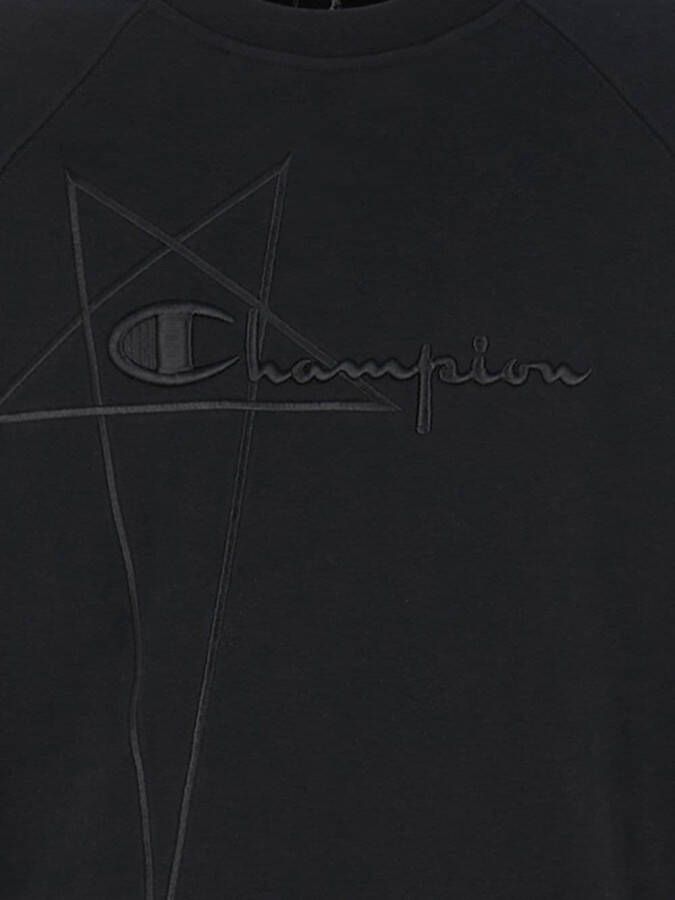 Rick Owens X Champion x Champion sweater met ronde hals Zwart