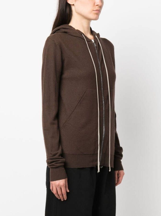 Rick Owens Kasjmier hoodie Bruin